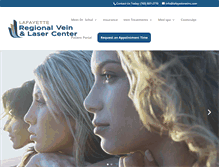 Tablet Screenshot of lafayetteveins.com